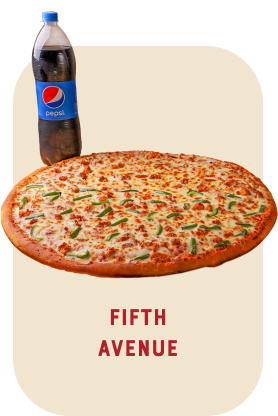 1 Pizza 21 Inches & 1.5 Litre Soft Drink. Perfect For A Family. Where Everyone Comes Together.